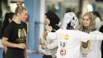 <font size="4">モロッコの女性を対象に「ガーディアン・ガールズ空手」セミナー</font>