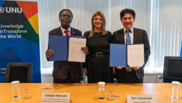 国連大学とガーディアン・ガールズ・インターナショナルが締結